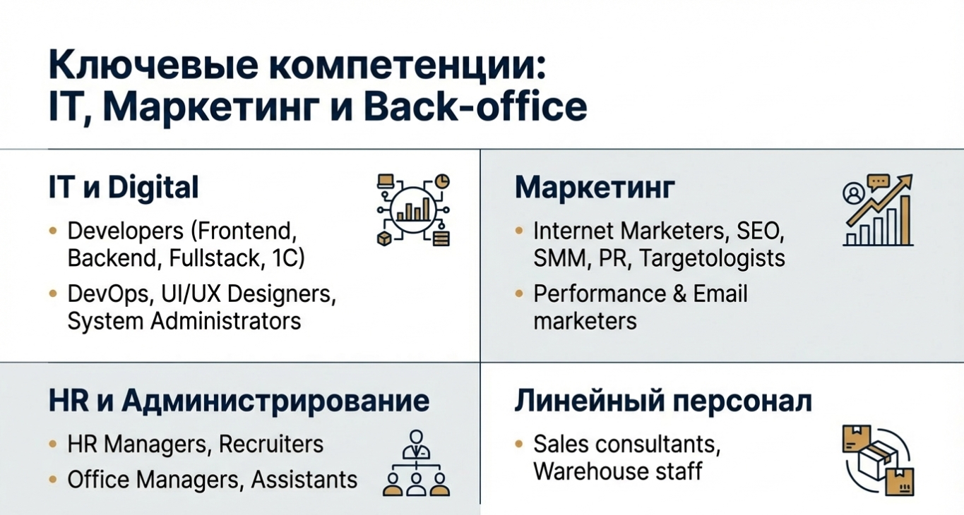 Сравнение: свой HR против наёмного агентства