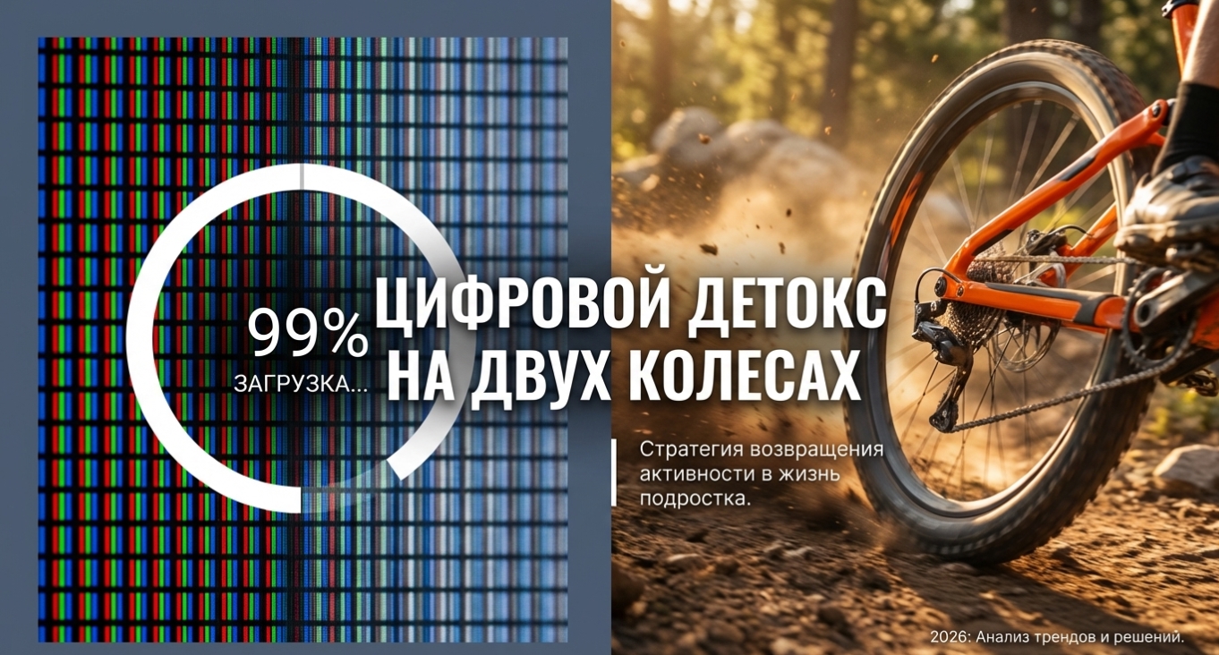 Физиология выживания: велосипед против гиподинамии