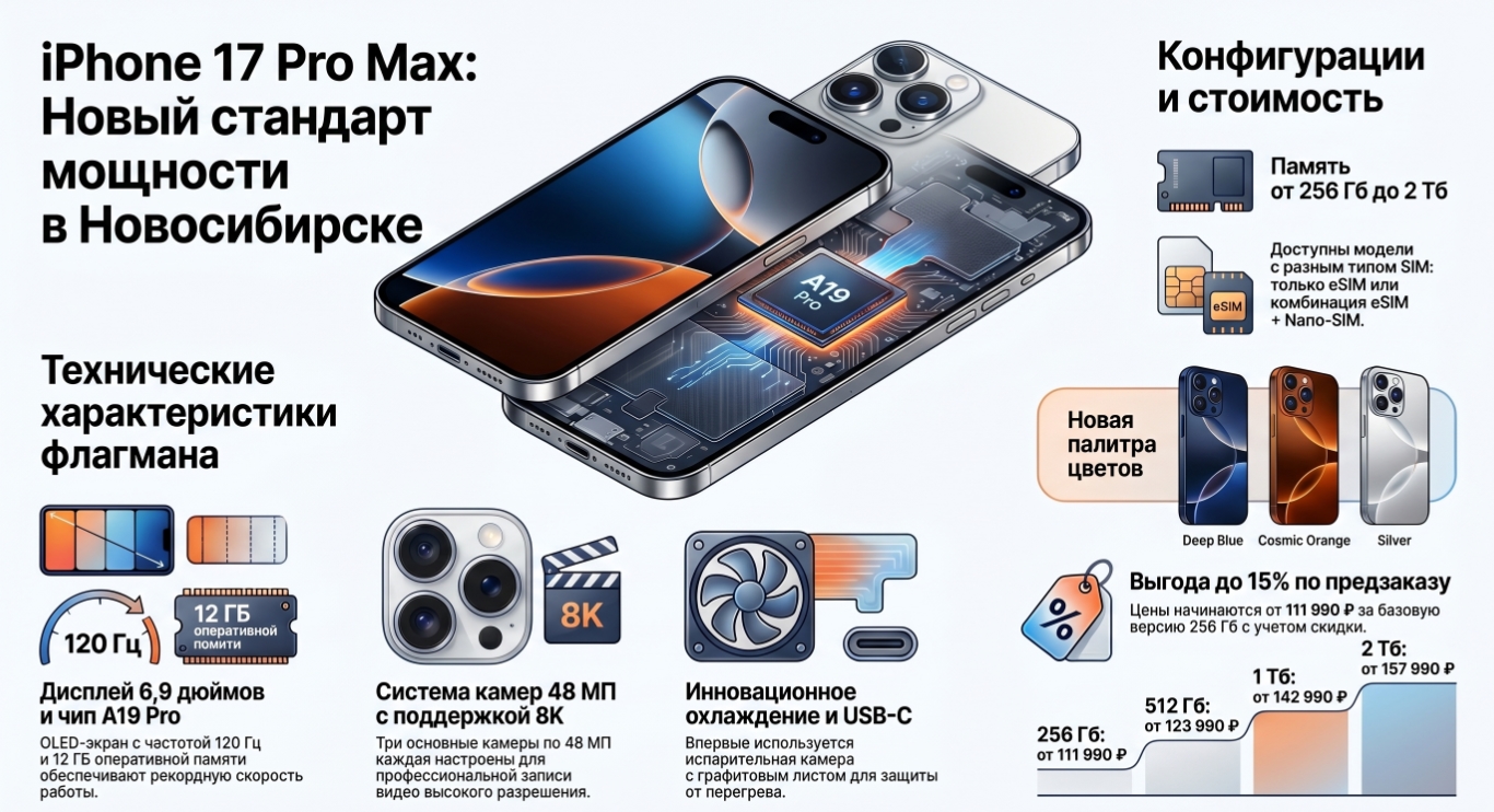 Дизайн корпуса и материалы корпуса iPhone 17 Pro Max