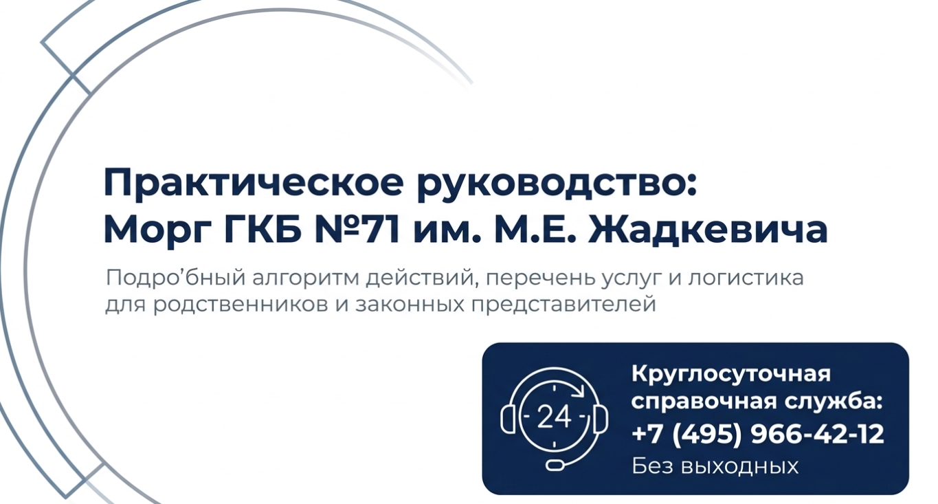 Услуги морга для установления причин смерти