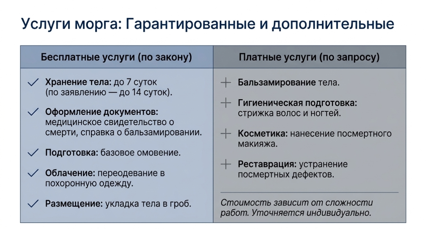 Методы хранения и транспортировки веществ в моргах