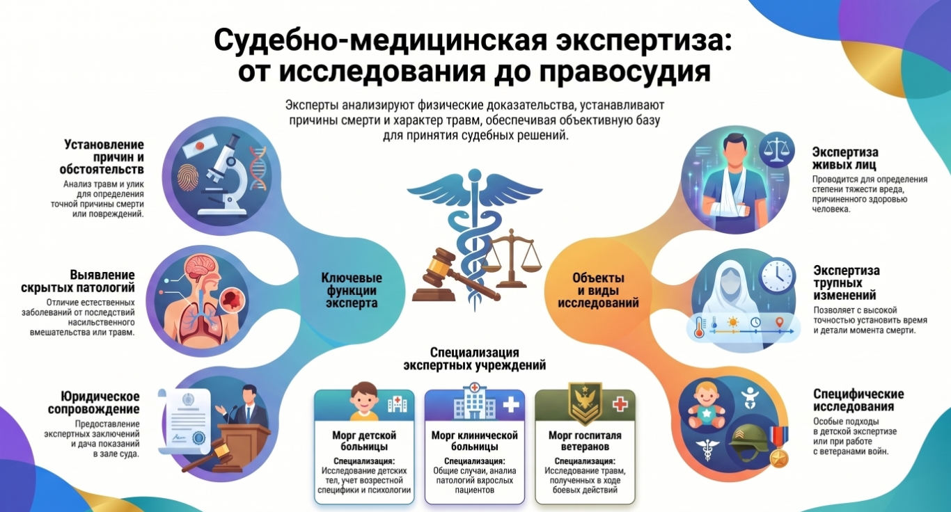 Судебно медицинская экспертиза: функции и ответственность