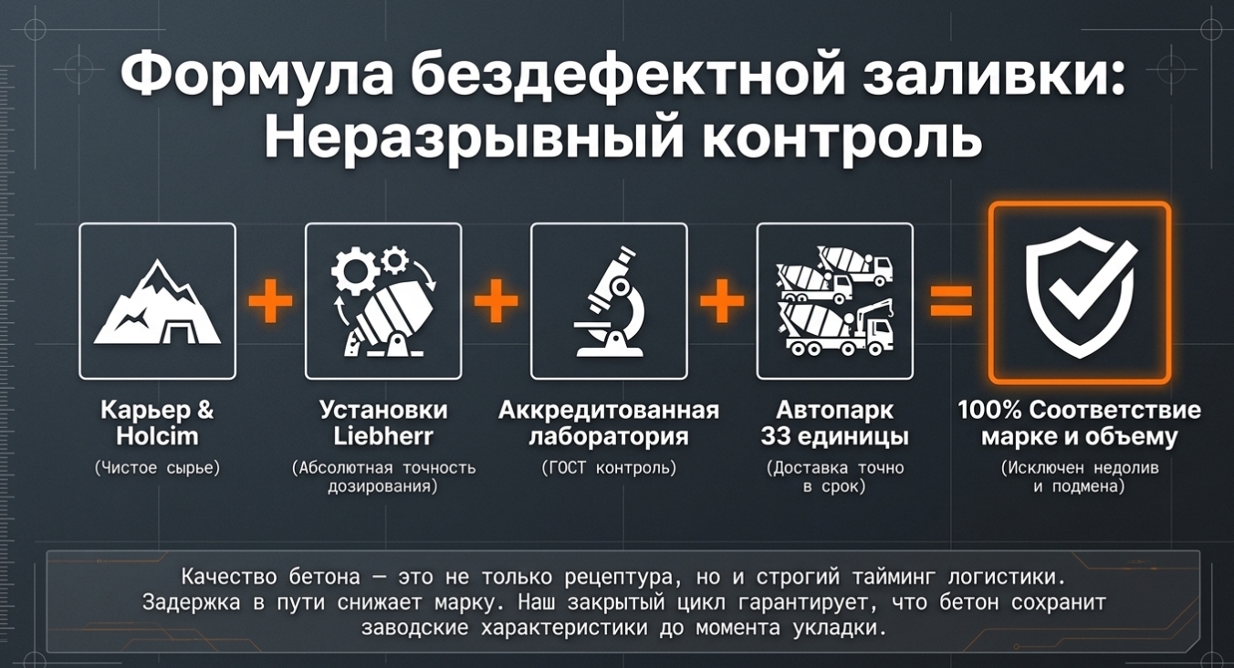Цена куба бетона с доставкой в Мытищах: сравнительная таблица