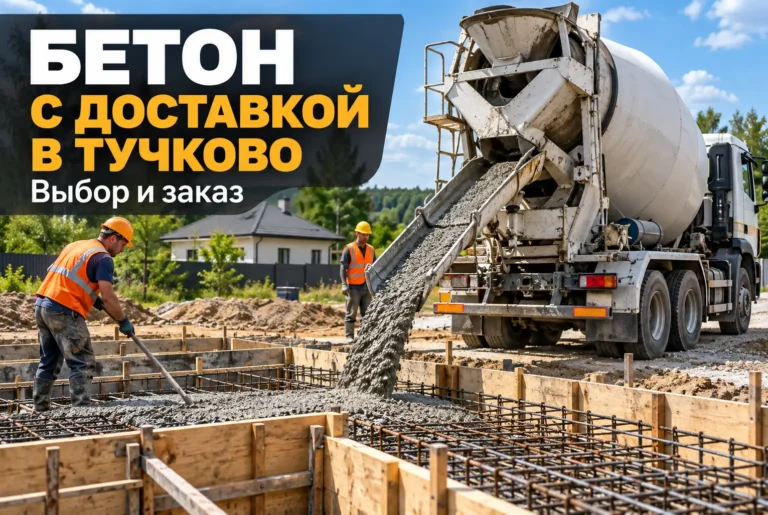 Купить бетон с доставкой в Тучково: гид по выбору и заказу