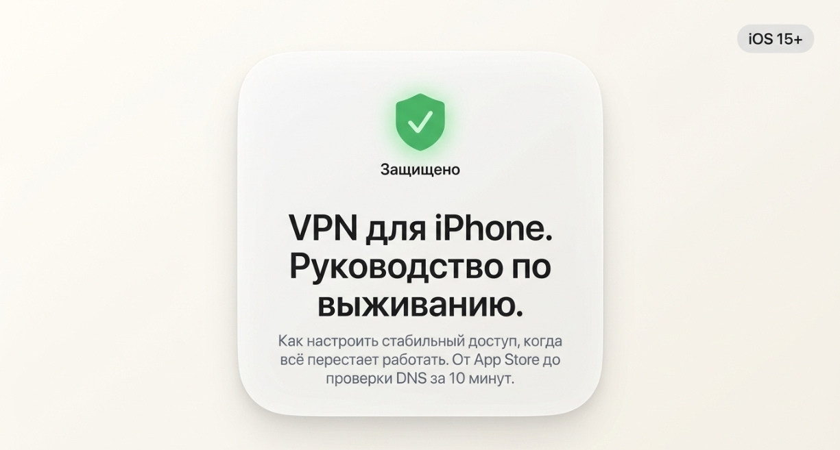 Почему iPhone нуждается в VPN