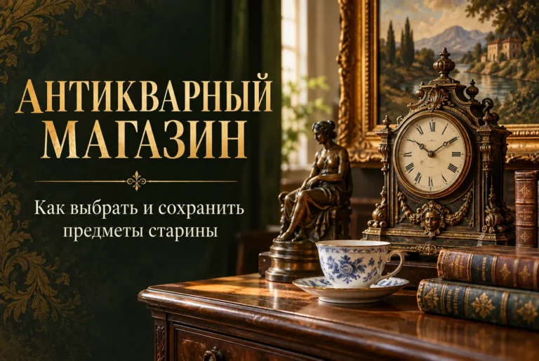 Антикварный магазин: как выбрать и сохранить предметы старины
